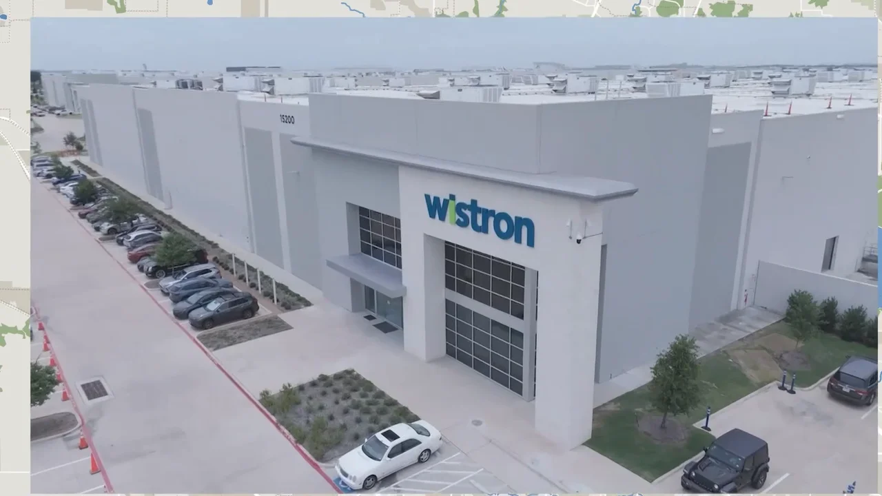WFAA coverage of Nvidia and Wistron Fort Worth facility groundbreaking