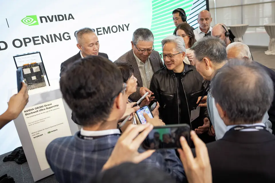 Featured image for The Next Web coverage of Wistron's Texas AI factory for Nvidia GB300